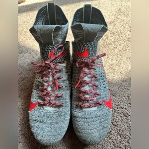 Nike Alpha Menace Elite 2 'Grey Bright Crimson'